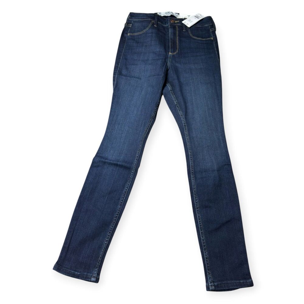 Hollister Curvy High Rise Jean Legging Denim Blue Size 3XS 26W 24L BNWT Y2K